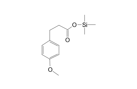 3-(4-Methoxyphenyl)propionic acid, tms derivative