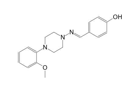phenol, 4-[(E)-[[4-(2-methoxyphenyl)-1-piperazinyl]imino]methyl]-