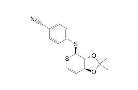 4-CYANOPHENYL-4-DEOXY-2,3-O-ISOPROPYLIDENE-1,5-DITHIO-ALPHA-L-THREO-4-ENO-PYRANOSIDE