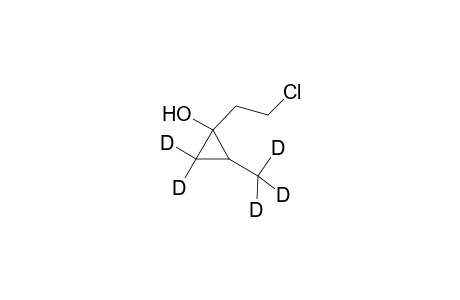 1-(2'-Chloroethyl)-3,3-dideuterio-2-(trideuterimethyl)cyclopropanol