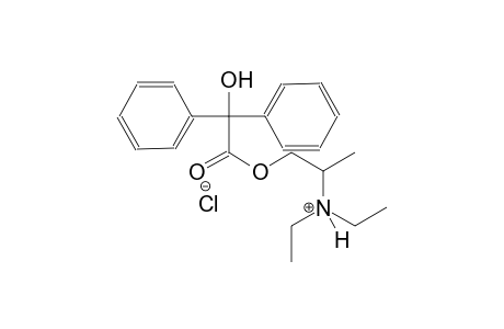 2-propanaminium, N,N-diethyl-1-[(hydroxydiphenylacetyl)oxy]-, chloride