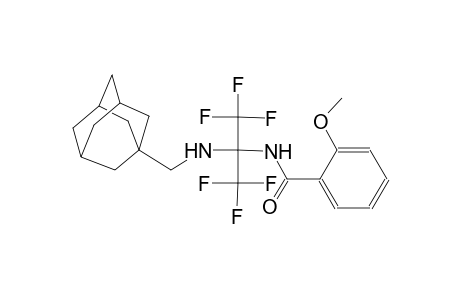 N-[1-[(Adamantan-1-ylmethyl)-amino]-2,2,2-trifluoro-1-trifluoromethyl-ethyl]-2-methoxy-benzamide