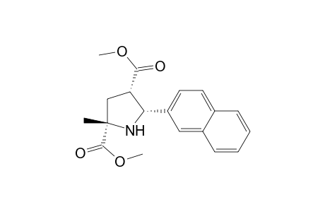 (2S,4S,5R)-2-methyl-5-(2-naphthalenyl)pyrrolidine-2,4-dicarboxylic acid dimethyl ester