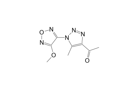 1-[1-(4-methoxy-1,2,5-oxadiazol-3-yl)-5-methyl-1H-1,2,3-triazol-4-yl]ethanone