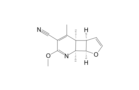 10-CYANO-9-METHOXY-1,7,11-TRIMETHYL-5-OXA-8-AZATRICYCLO-[5.4.0.0(2,6)]-UNDECA-3,8,10-TRIENE