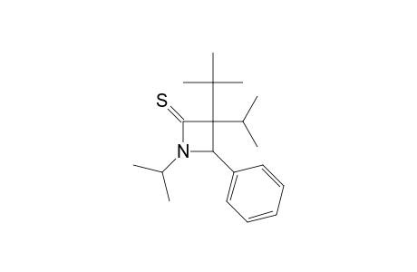 2-Azetidinethione, 3-(1,1-dimethylethyl)-1,3-bis(1-methylethyl)-4-phenyl-