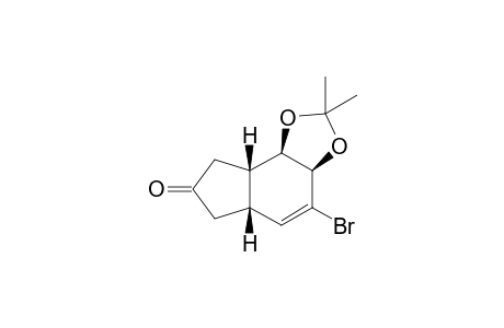 (3aR,5aR,8aS,8bR)-4-Bromo-2,2-dimethyl-3a,5a,6,8,8a,8b-hexahydro-1,3-dioxa-as-indacen-7-one