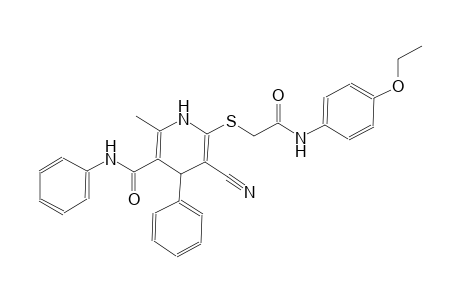 3-pyridinecarboxamide, 5-cyano-6-[[2-[(4-ethoxyphenyl)amino]-2-oxoethyl]thio]-1,4-dihydro-2-methyl-N,4-diphenyl-