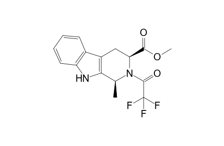 Methyl (1S,3S)-1-methyl-2-(2,2,2-trifluoroacetyl)-1,3,4,9-tetrahydropyrido[3,4-b]indole-3-carboxylate