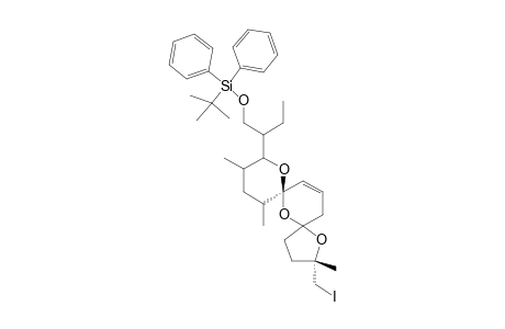 CIS-(1'S,2S,5R,7S,9S,10S,12R)-9-[1'-([(TERT.-BUTYLDIPHENYLSILYL)-OXY]-METHYL)-PROPYL]-2-IODOMETHYL-2,10,12-TRIMETHYL-1,6,8-TRIOXASPIRO-[4.1.5.3]-PENTA-DEC-13