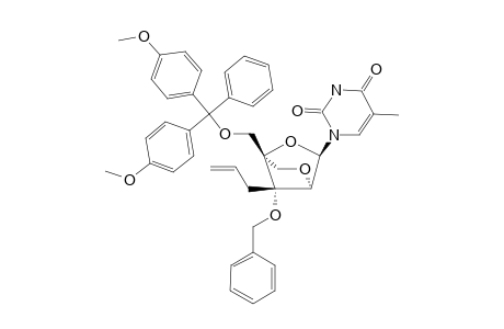 (1R,3R,4R,7S)-7-ALLYL-7-BENZYLOXY-1-(4',4'-DIMETHOXYTRITYL)-OXYMETHYL-3-(THYMIN-1-YL)-2,5-DIOXABICYCLO-[2.2.1]-HEPTANE