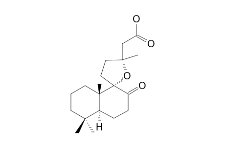 7,8-DIHYDRO-8-OXO-17-NORGRINDELIC ACID