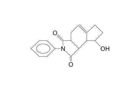 10-Hydroxy-6-phenyl-6-aza-tricyclo(7.3.0.0/5,8/)dodec-1-ene-5,7-dione