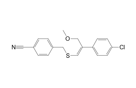 (4-Cyanobenzyl) (Z)-2-[(methoxymethyl)-2-(4-chlorophenyl)]ethenyl sulfide