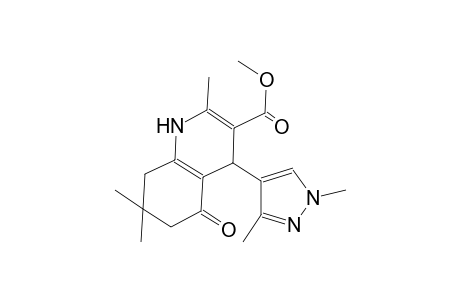 methyl 4-(1,3-dimethyl-1H-pyrazol-4-yl)-2,7,7-trimethyl-5-oxo-1,4,5,6,7,8-hexahydro-3-quinolinecarboxylate