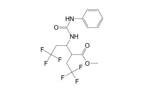 N-[2-(methoxycarbonyl)-4,4,4-trifluoro-1-(2,2,2-trifluoroethyl)butyl]-N'-phenylurea