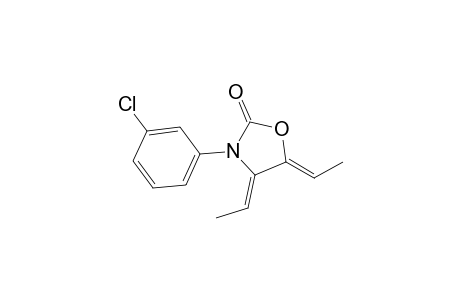 4,5-Diethylidene-3-(3'-chlorophenyl)-1,3-oxazolidin-2-one