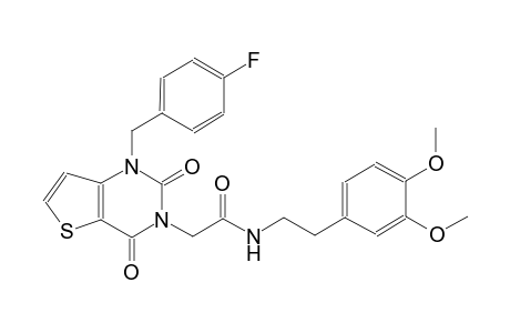 N-[2-(3,4-dimethoxyphenyl)ethyl]-2-(1-(4-fluorobenzyl)-2,4-dioxo-1,4-dihydrothieno[3,2-d]pyrimidin-3(2H)-yl)acetamide