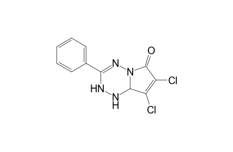 7,8-Dichloro-1,2-dihydro-3-phenylpyrrolo[1,2-b]-1,2,4,5-tetrazin-6(8aH)-one