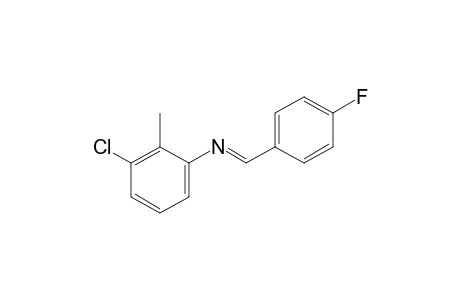 3-chloro-N-(p-fluorobenzylidene)-o-toluidine
