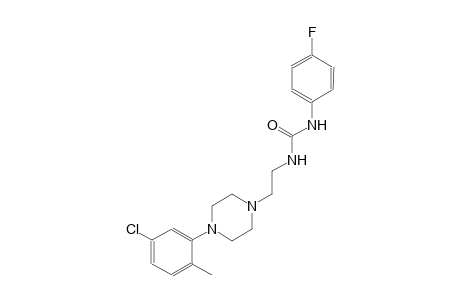 urea, N-[2-[4-(5-chloro-2-methylphenyl)-1-piperazinyl]ethyl]-N'-(4-fluorophenyl)-