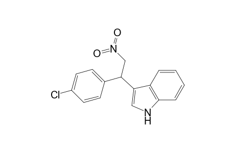 3-(1-(4-Chlorophenyl)-2-nitroethyl)-1H-indole