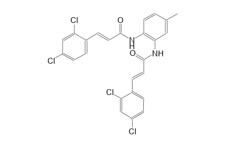 (2E)-3-(2,4-dichlorophenyl)-N-(2-{[(2E)-3-(2,4-dichlorophenyl)-2-propenoyl]amino}-4-methylphenyl)-2-propenamide