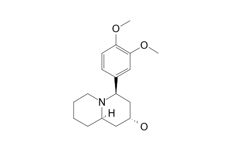 (2R,4R,9aR)-4-(3,4-dimethoxyphenyl)quinolizidin-2-ol