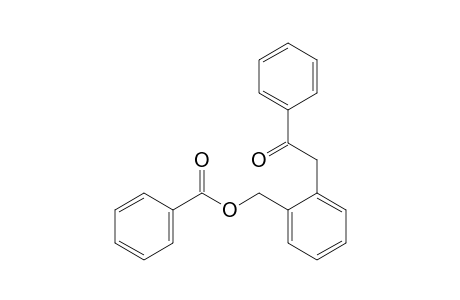 2-(2-Oxo-2-phenylethyl)-1-phenylcarbonyloxymethylbenzene