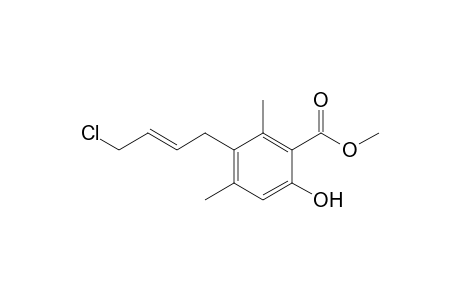 Methyl 5-[(E)-4-Chlorobut-2-enyl]-4,6-dimethylsalicylate