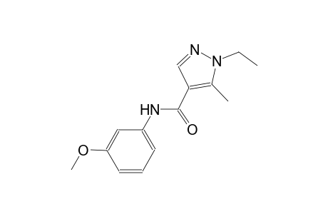 1-ethyl-N-(3-methoxyphenyl)-5-methyl-1H-pyrazole-4-carboxamide