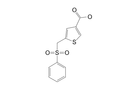 2-(Phenylsulfonmethyl)-4-thiophen-carboxylic-acid