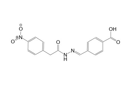 benzeneacetic acid, 4-nitro-, 2-[(E)-(4-carboxyphenyl)methylidene]hydrazide