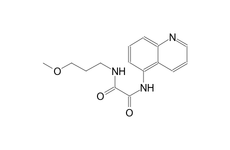 N~1~-(3-methoxypropyl)-N~2~-(5-quinolinyl)ethanediamide