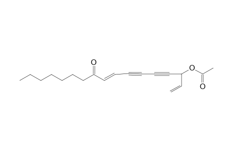 (8E)-3-ACETOXY-10-OXO-1,8-HEPTADECADIENE-4,6-DIYN-3-OL
