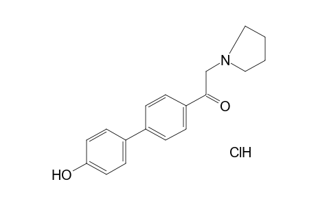 4'-(p-HYDROXYPHENYL)-2-(1-PYRROLIDINYL)ACETOPHENONE, HYDROCHLORIDE