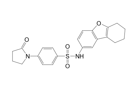 Benzenesulfonamide, 4-(2-oxo-1-pyrrolidinyl)-N-(6,7,8,9-tetrahydrobenzo[b]benzofuran-2-yl)-