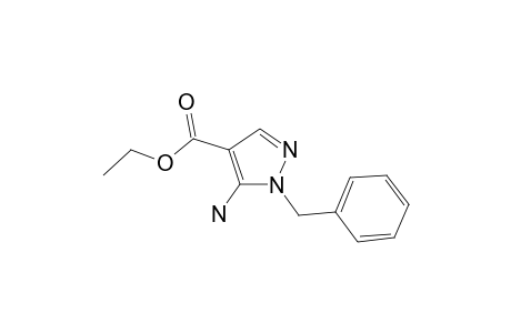 Pyrazole-4-carboxylic acid, 5-amino-1-benzyl-, ethyl ester