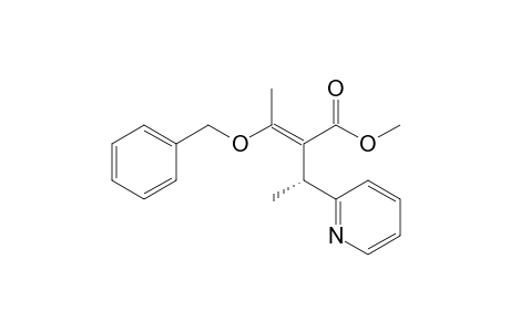 Methyl (R)-3-Benzyloxy-2-[1-(2-pyridinyl)ethyl]-2-butenoate