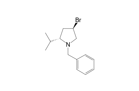 (2S,4R)-1-(benzyl)-4-bromo-2-isopropyl-pyrrolidine