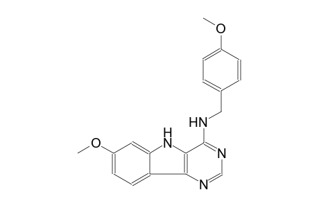 7-methoxy-N-(4-methoxybenzyl)-5H-pyrimido[5,4-b]indol-4-amine