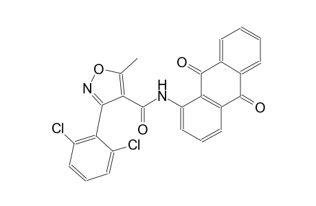 4-isoxazolecarboxamide, 3-(2,6-dichlorophenyl)-N-(9,10-dihydro-9,10-dioxo-1-anthracenyl)-5-methyl-