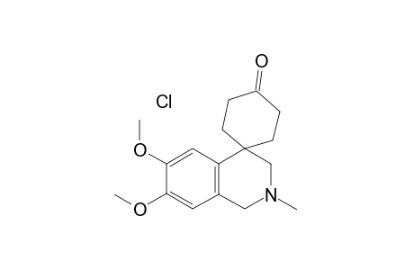 Isoquinoline,1,2,3,4-tetrahydro-6,7-dimethoxy-4,4'-spiro-cyclohexanone,hydrochloride-