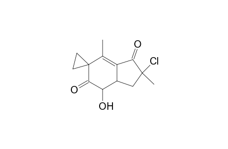 Spiro[cyclopropane-1,6'-2'-chloro-2',7'-dimethyl-4'-hydroxy-2',3',4,'5'-tetrahydro-1'(6'H)-inden-1',5'-dione] isomer