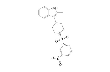 1H-indole, 2-methyl-3-[1-[(3-nitrophenyl)sulfonyl]-4-piperidinyl]-