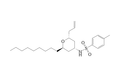 N-((2R*,4R*,6R*)-2-Allyl-6-nonyltetrahydro-2H-pyran-4-yl)-4-methylbenzenesulfonamide