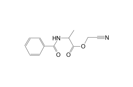cyanomethyl 2-(benzoylamino)propanoate