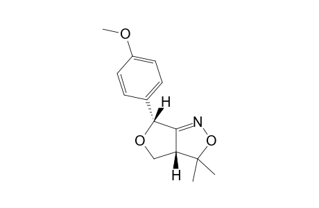 cis-3a,4-Dihydro-3,3-dimethyl-6-(4-methoxyphenyl)-6H-furo[3,4-c]isoxazole