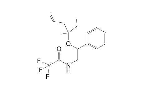 4-Methyl-4-(2'-trifluoroacetamido-1'-phenyl-2'-ethoxy)-1-hexene