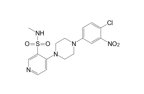 4-[4-(4-chloro-3-nitrophenyl)-1-piperazinyl]-N-methyl-3-pyridinesulfonamide